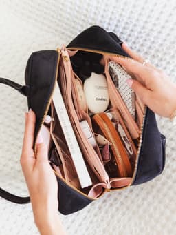 The Darling Satchel Black Suede — view 4