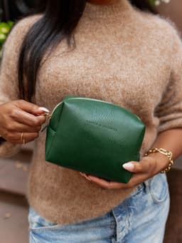Heritage Green Cosmetic Case — view 3