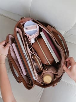Double Duty Tote Chestnut — view 3