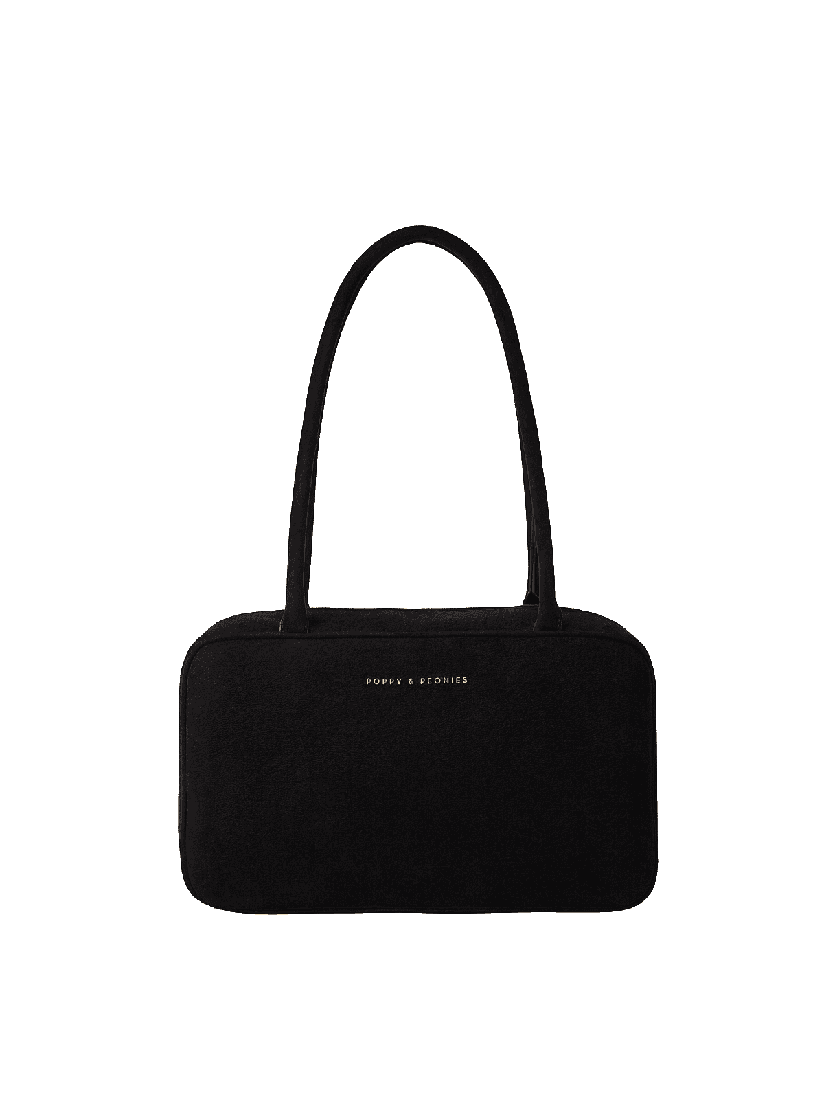 The Darling Satchel Black Suede — view 1