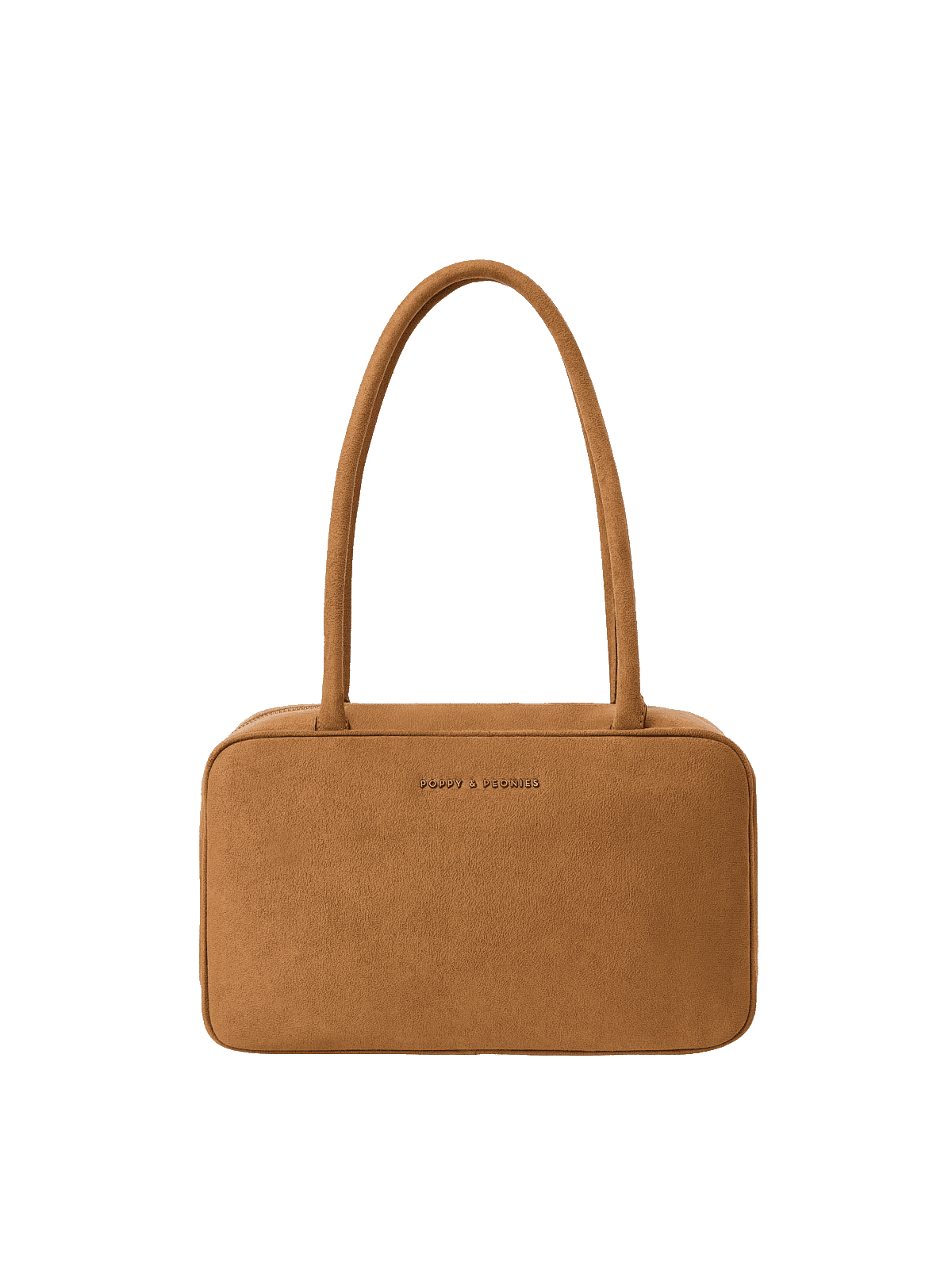 The Darling Satchel Cognac Suede — view 1